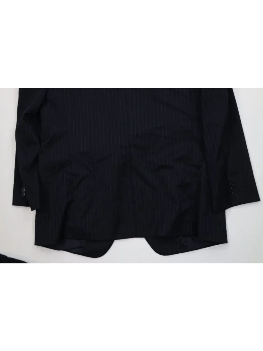 Brooks Brothers Mens 48L 2 Piece 1818 Madison Estrato Wool Striped Suit 43x30